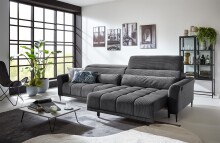 Big-Sofa >Wolve< 2x elektr. Verstellung, Kissen,...