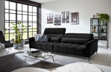 Big-Sofa >Wolve< 2x elektr. Verstellung, 2 Kissen,...