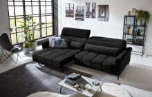 Big-Sofa >Wolve< 2x elektr. Verstellung, 2 Kissen,...