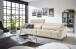 Big-Sofa >Wolve< 2x elektr. Verstellung, 2 Kissen, Cord beige - 280x108x118cm (BxHxT)