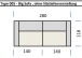 Big-Sofa >Wolve< Kopfteilverstellung, 2 Kissen, Cord dunkelgrau - 280x108x118cm (BxHxT)