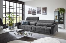 Big-Sofa >Wolve< 1x elektr. Sitzverstellung, Cord...