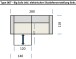 Big-Sofa >Wolve< 1x elektr. Sitzverstellung, Cord dunkelgrau - 280x108x118cm (BxHxT)