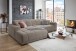 Wohnlandschaft >Puppet< Kopfteilverstellung, Sitzverstellung, taupe - 301x113x195cm (BxHxT)