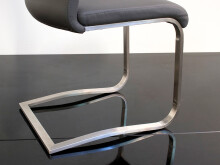 Esszimmerstuhl >Muvo I< (2er Set) aus Metall - 43x103x52cm (BxHxT)