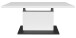 Couchtisch >Lift< höhenverstellbar, weiss / schwarz - 120x49/68x70cm (BxHxT)