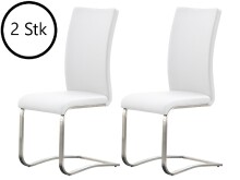 Esszimmerstuhl >Muvo I< (2er Set) in Weiß aus...