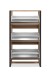 Schuhkipper >Denver< 3 Klappen, Dekor Artisan Eiche Dekor / anthrazit - 70x125x25cm (BxHxT)