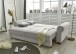 Schlafsofa >ANGELINA LUX.3DL< Liegefläche 198x165cm, dove - 250x95x125 (BxHxT)