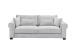 Schlafsofa >ANGELINA LUX.3DL< Liegefläche 198x165cm, dove - 250x95x125 (BxHxT)