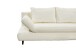 Schlafsofa >SUNNY 2 Lux.3DL Schlafs.< Liegefläche 140x210cm, in Cord Ivory - 212x76x101 (BxHxT)