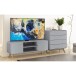 Kommode >Janne< in Grau - 80x88x39cm (BxHxT)