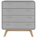 Kommode >Janne< in Grau - 80x88x39cm (BxHxT)
