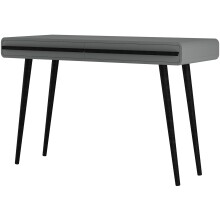 Schreibtisch >Oskar< in Grau - 120x77x50cm (BxHxT)