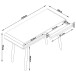 Schreibtisch >Oskar< in Grau - 120x77x50cm (BxHxT)