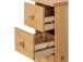 Badkommode >Arvid< in Natur, Kiefer - 30x90x30cm (BxHxT)