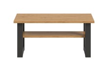 Couchtisch >Seattle< in Grau / Artisan Eiche -...