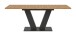 Kulissentisch >Motion< ausziehbar bis 190cm, Grau / Artisan Eiche - 150/190x76x90cm (BxHxT)