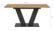 Kulissentisch >Motion< ausziehbar bis 190cm, Grau / Artisan Eiche - 150/190x76x90cm (BxHxT)