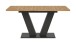 Kulissentisch >Motion< ausziehbar bis 190cm, Grau / Artisan Eiche - 150/190x76x90cm (BxHxT)