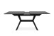 Kulissentisch >Haro< ausziehbar bis 200cm, Dekor Stein dunkel - 160/200x76x90cm (BxHxT