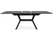 Kulissentisch >Haro< ausziehbar bis 200cm, Dekor Stein dunkel - 160/200x76x90cm (BxHxT