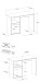 Jugendzimmer-Set >Pirouette 27< in Weiss mit drehbarem Elementen in Rosa / Grau