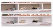 Jugendzimmer-Set >Sleep 41< 4-teilig, Bett, Schübe, Kleiderschrank, Kommode, in Weiß