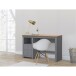 Schreibtisch >Helmer< in Natur - 120x76x50cm (BxHxT)