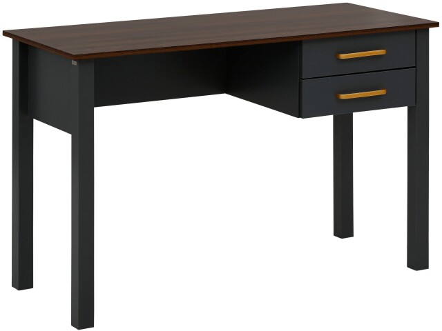 Schreibtisch >Møyfrid< in Grau, MDF - 120x77x50cm (BxHxT)