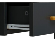 Schreibtisch >Møyfrid< in Grau, MDF - 120x77x50cm (BxHxT)