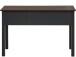 Schreibtisch >Møyfrid< in Grau, MDF - 120x77x50cm (BxHxT)