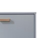 Schuhschrank >Orvar< in Grau - 58x131x25cm (BxHxT)