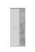 Schuhschrank >NET106< in Betonoptik Lichtgrau / Weiss - 68,9x179,1x34,8 (BxHxT)