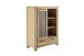 Highboard >SILIAS< in Wildeiche geölt, Wildeiche teilmassiv - 109x140x45cm (BxHxT)