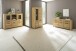 Highboard >SILIAS< in Wildeiche geölt, Wildeiche teilmassiv - 172x140x45 (BxHxT)