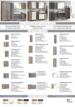 Hängeschrank >Paris< in weiß, Wotaneiche, MDF - 40x64x20cm (BxHxT)