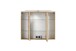 Spiegelschrank >Paris< in Wotaneiche - 80x64x20cm (BxHxT)
