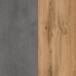 Waschtisch >Paris< in grau, Wotaneiche, MDF - 105x65,5x47cm (BxHxT)