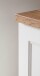 Waschbeckenunterschrank >Lyon< in weiß, Wotaneiche, MDF - 60x54x35cm (BxHxT)