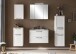 Spiegelschrank >Lyon< in weiß - 80x64x20cm (BxHxT)