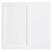 Waschtisch >Lyon< in weiß, MDF - 80x63x47cm (BxHxT)