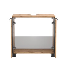 Waschbeckenunterschrank >Nizza< in Wotaneiche-Dekor...