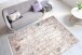 Teppich >Akropolis< in Grau / Lachsrosa, 100% Polyester - 180x120cm (LxB)