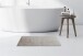 Badematte >Rabbit Light< in Hellgrau, 100% Polyester - 90x50cm (LxB)
