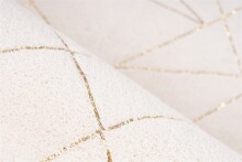 Teppich >Bijou< in Creme / Gold, 100% Polyester - 230x160cm (LxB)