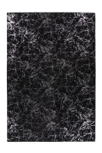 Teppich >Bijou< in Schwarz / Silber, 100% Polyester...
