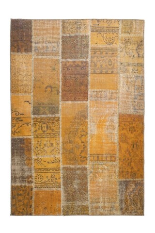 Teppich >Faye< in Gold, 100% Polyester - 180x110cm (LxB)
