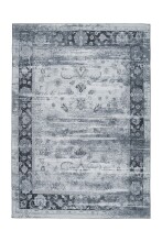 Teppich >Galaxy< in Grau / Blau, 100% Polyester -...