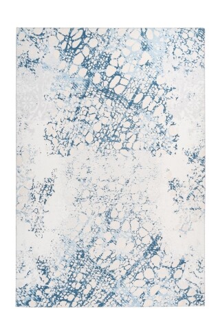 Teppich >Galaxy< in Creme / Blau, 100% Polyester - 240x170cm (LxB)